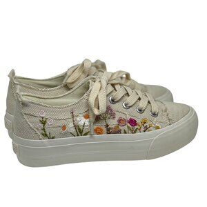 Blowfish Malibu Sadie-Sun Women’s Sneakers US 7.5" Embroidered Floral PREOWNED